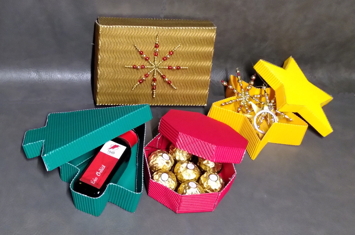 Weihnachtliche Verpackungen